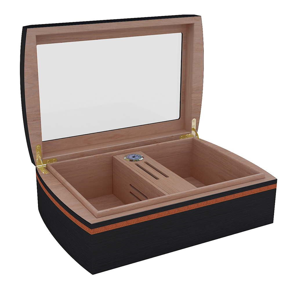 Wooden MDF Packaging Box Gigar Humidor Box Custom Design 5