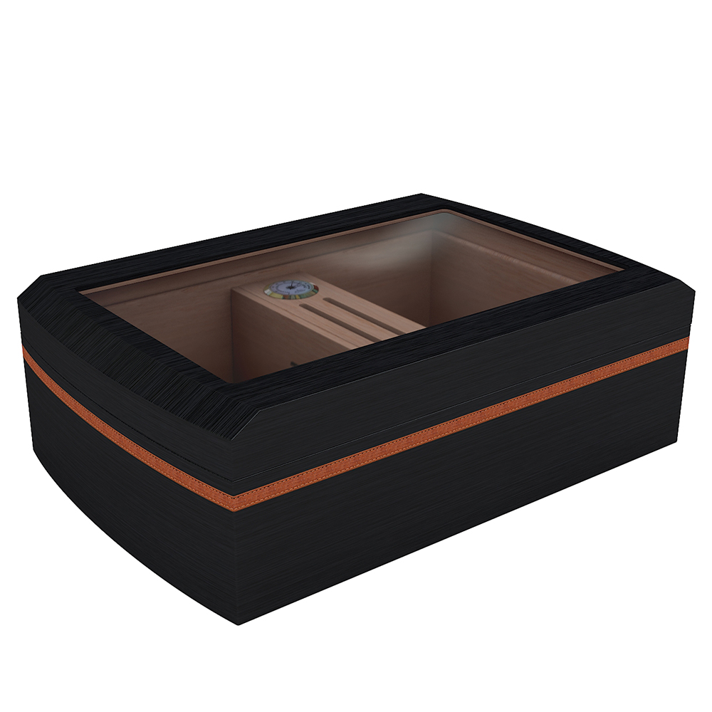 Wooden MDF Packaging Box Gigar Humidor Box Custom Design 3
