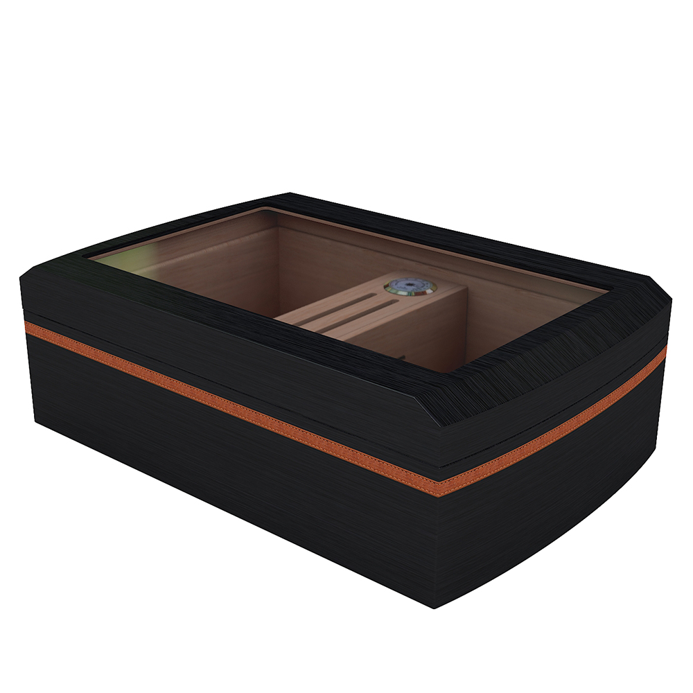 Wooden MDF Packaging Box Gigar Humidor Box Custom Design 9