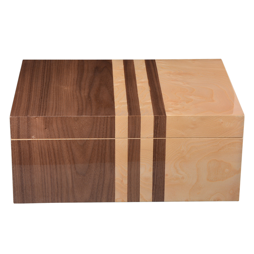 Wholesale luxury spanish cedar cigar humidor wooden cigar box with humidifier 4