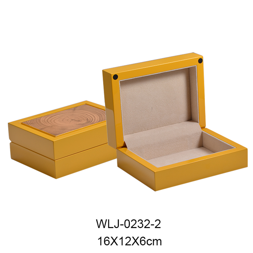 Custom luxury wooden  jewelry packaging gift boxes With wholesale price 12