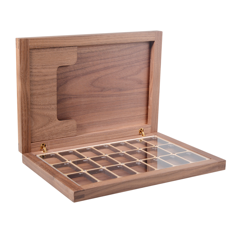 wooden tea box manufacturer WLTA-0023 Details 4