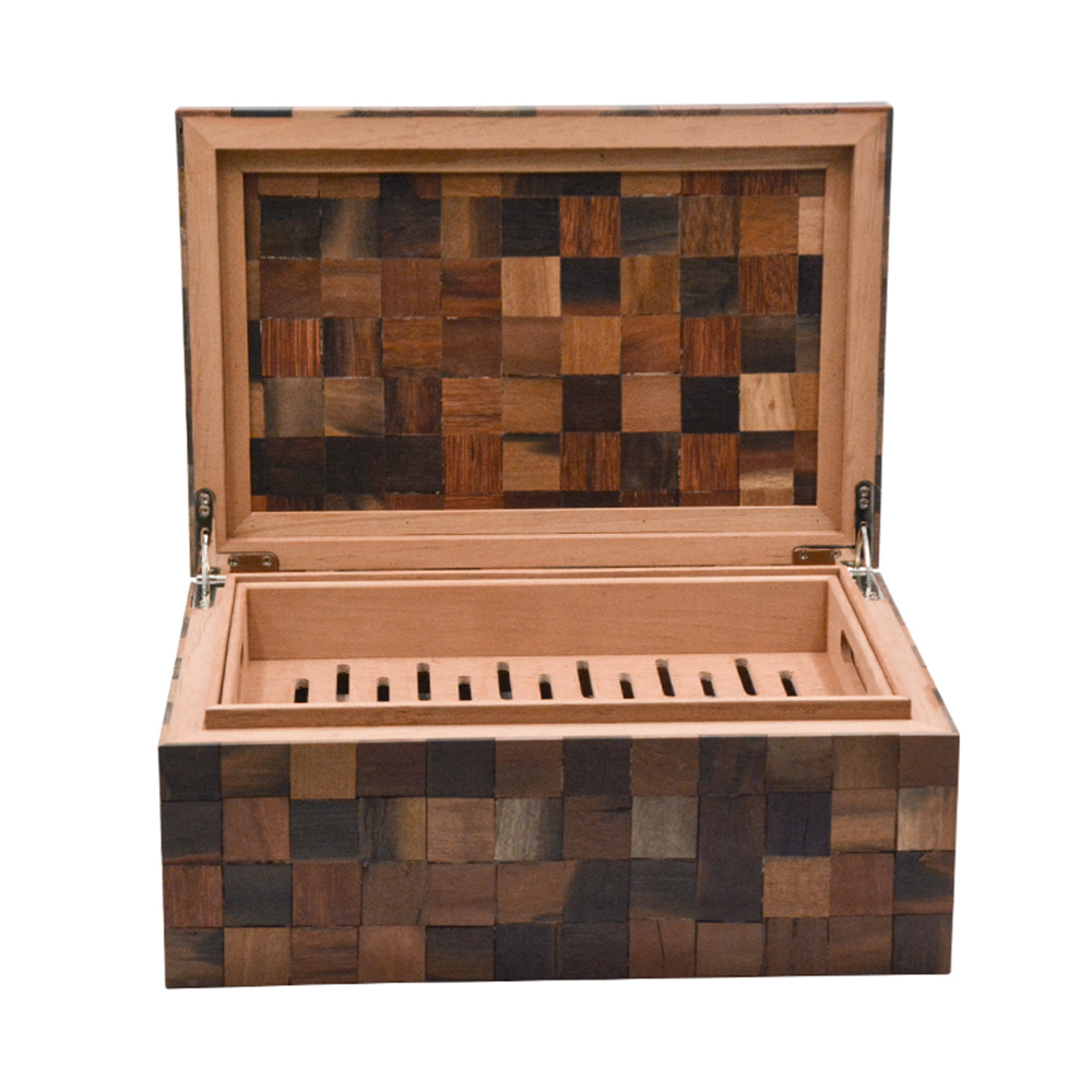 wooden jewelry packaging box WLH-0402 Details 10