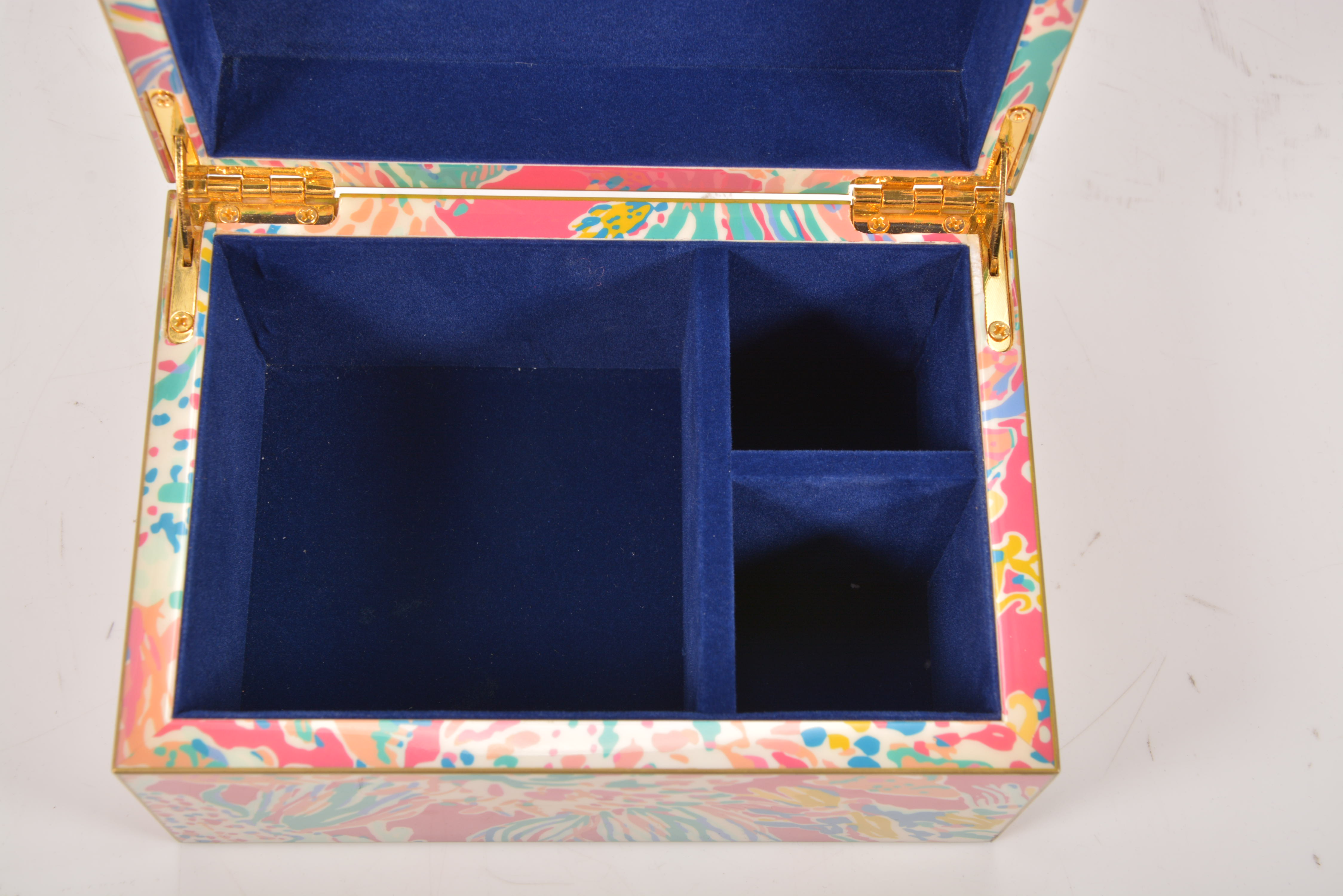 High Glossy Surface Jewelry Fashion Ring Box with Full Color Pattern 2