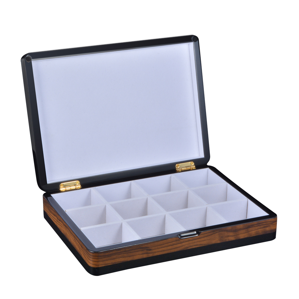 Luxury wooden packaging custom good quality tea bag box 10