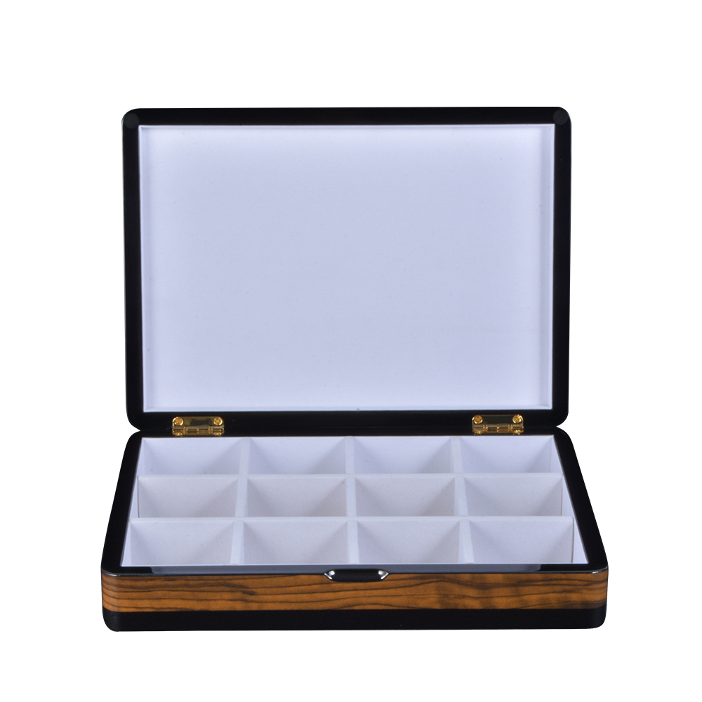Luxury wooden packaging custom good quality tea bag box 8