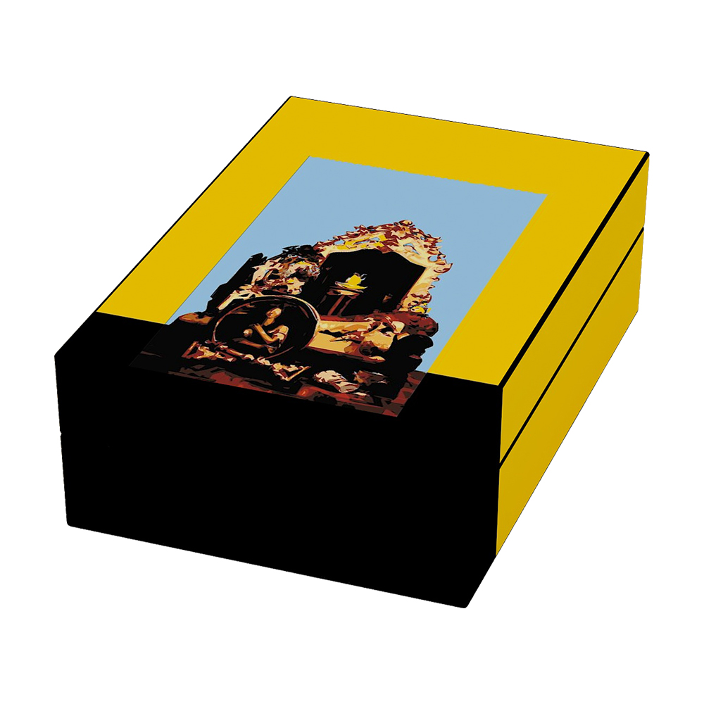 Full Color Photo Paper Logo Religious Wooden Perfume Packaging box For Sale