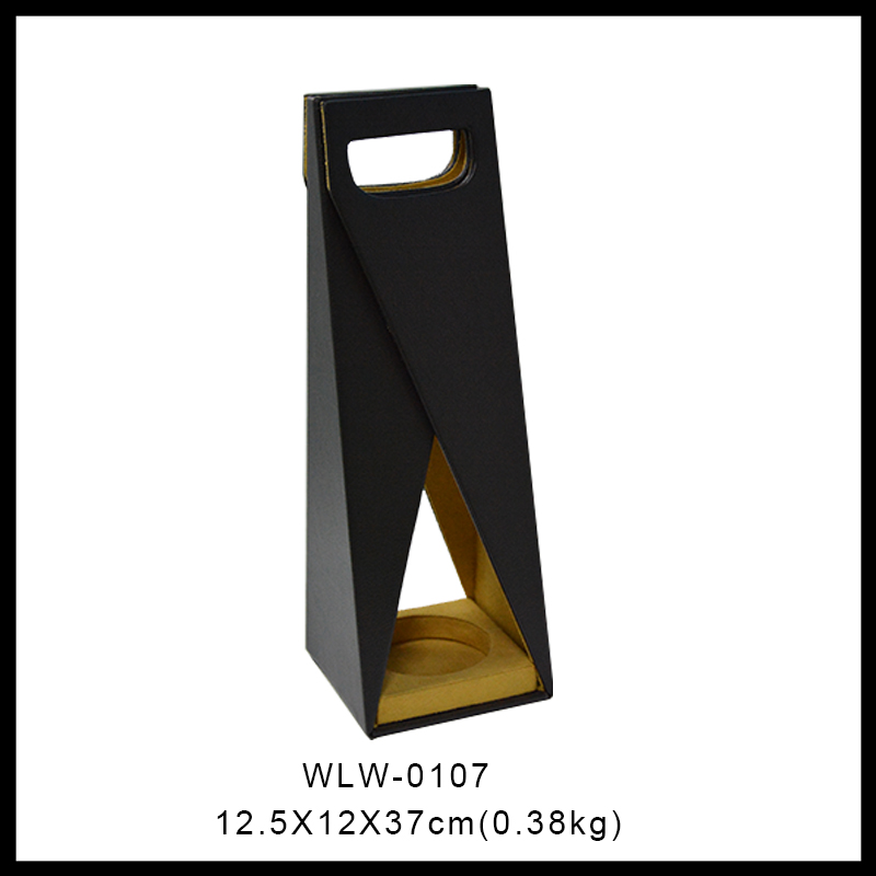 Wholesale Luxury PU Leather Wine Bottle Carrier Bag Gift Box 6