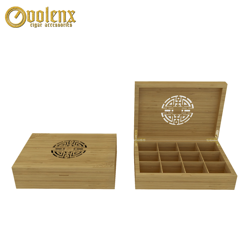 High Quality Wooden 6 Display Sales Tea Box Tea Packing Wood Case 9