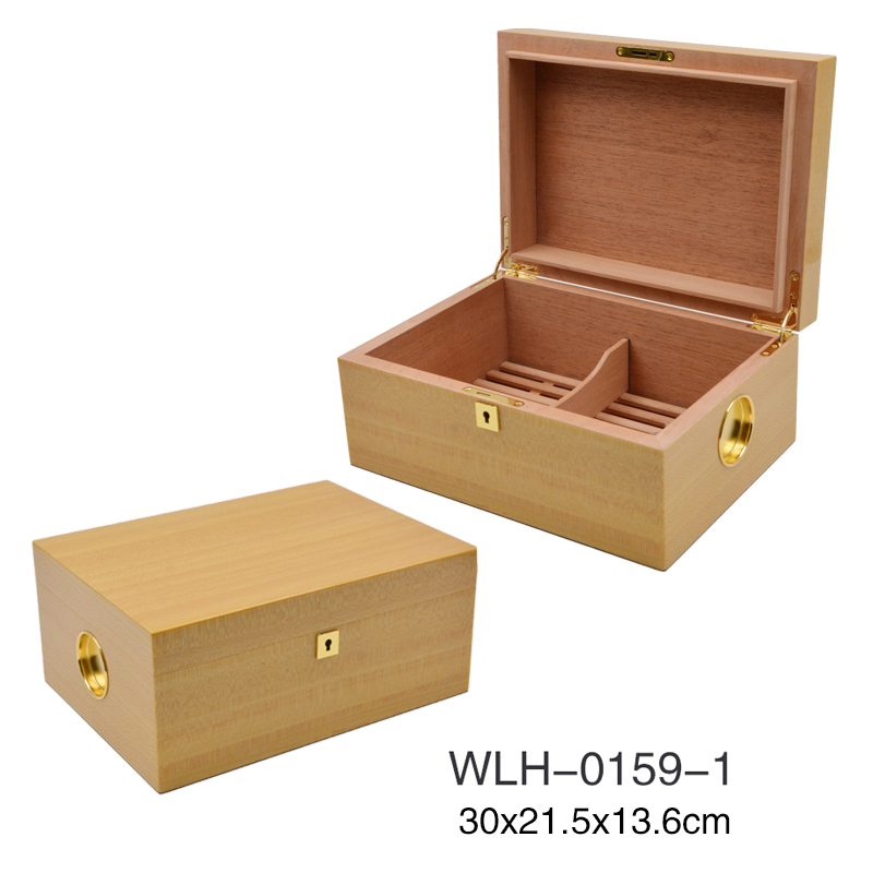 High Quality custom specialty cigar moist air cabinet wooden box 2
