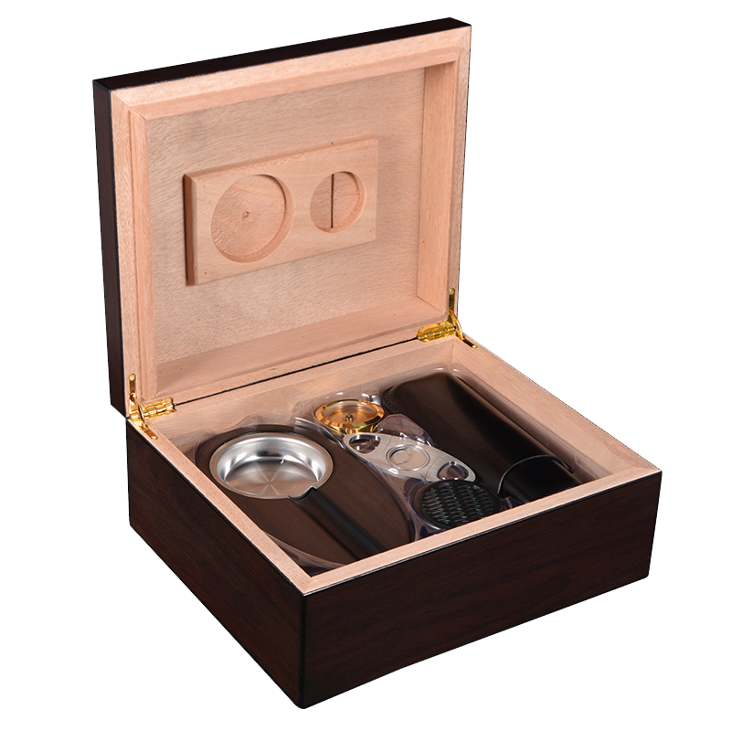 Wholeset Cigar Accessories Spanish Cedar Wood Humidor Cigar Box Custom Designs 10