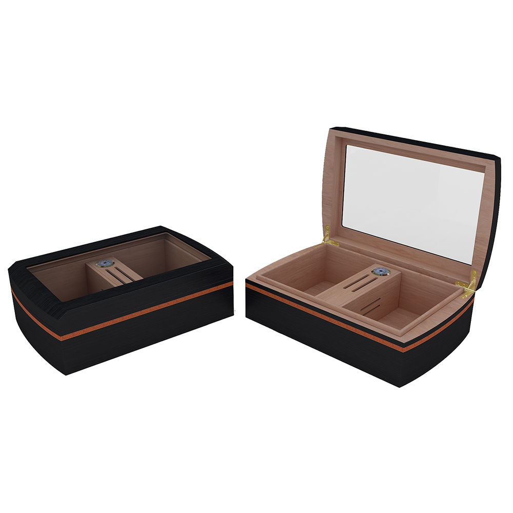 Newest Custom Wholesale Spanish Cedar Wood Humidor Cigar Box Design 8