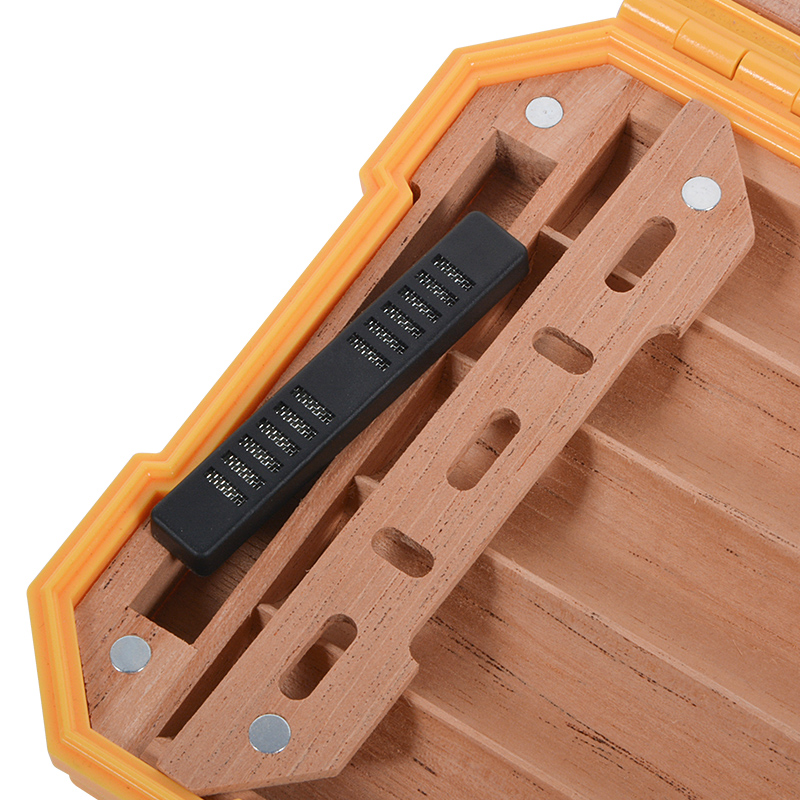 Spanish cedar plastic light carry 5CT travel cigar humidor 8