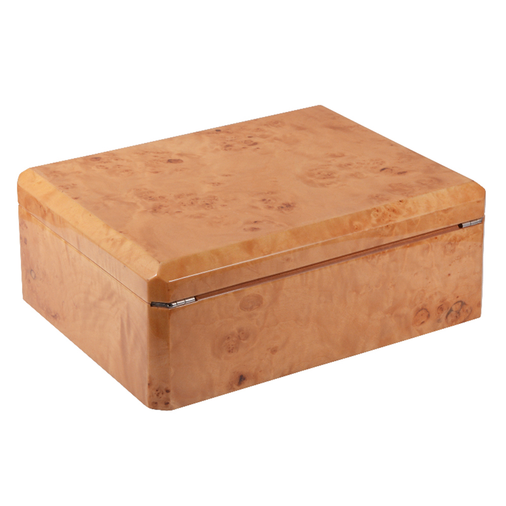 Luxury custom logo wooden cigar humidor box with Spanish Cedar lining 10