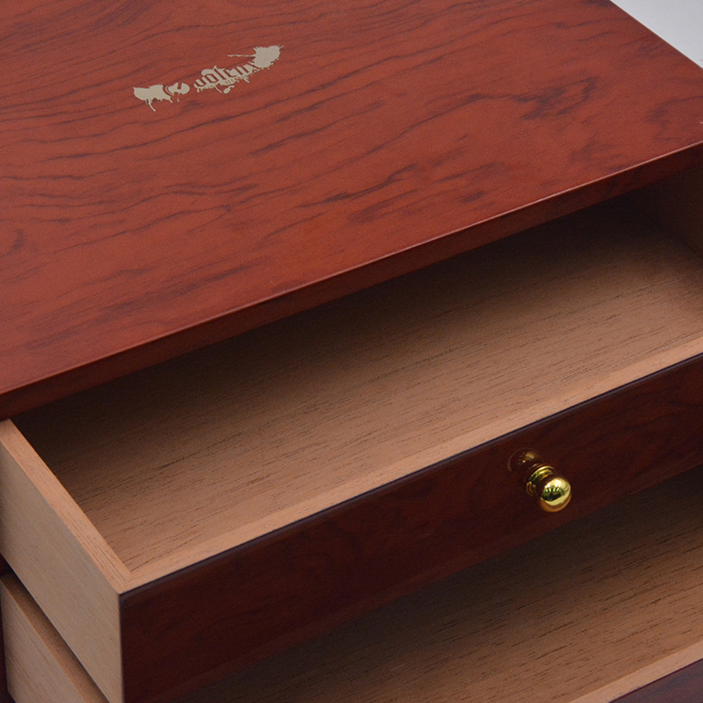 Luxury Design Wooden Cigar Box Humidor 10