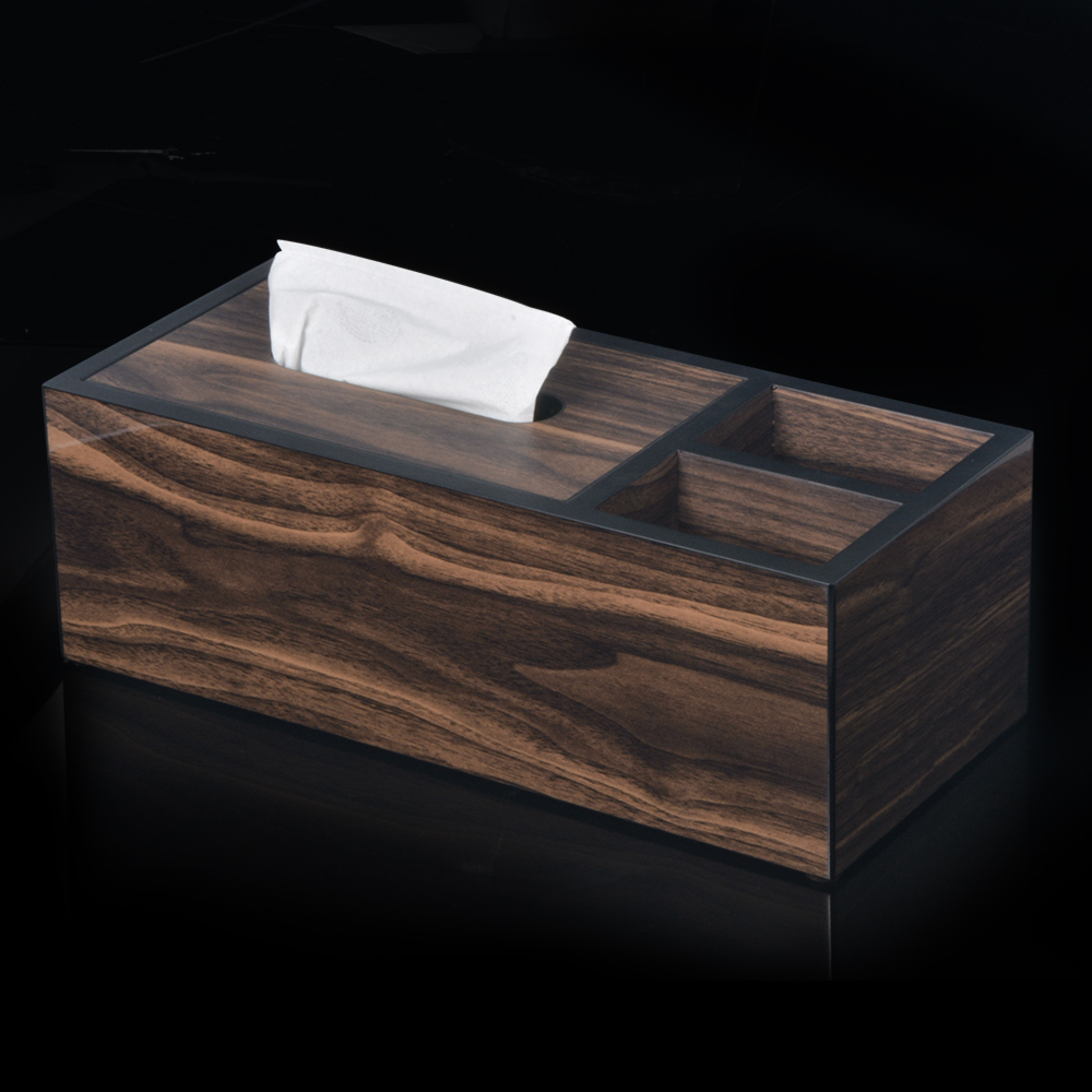 Hot selling handmade wooden tissue box for household and hotel use 8