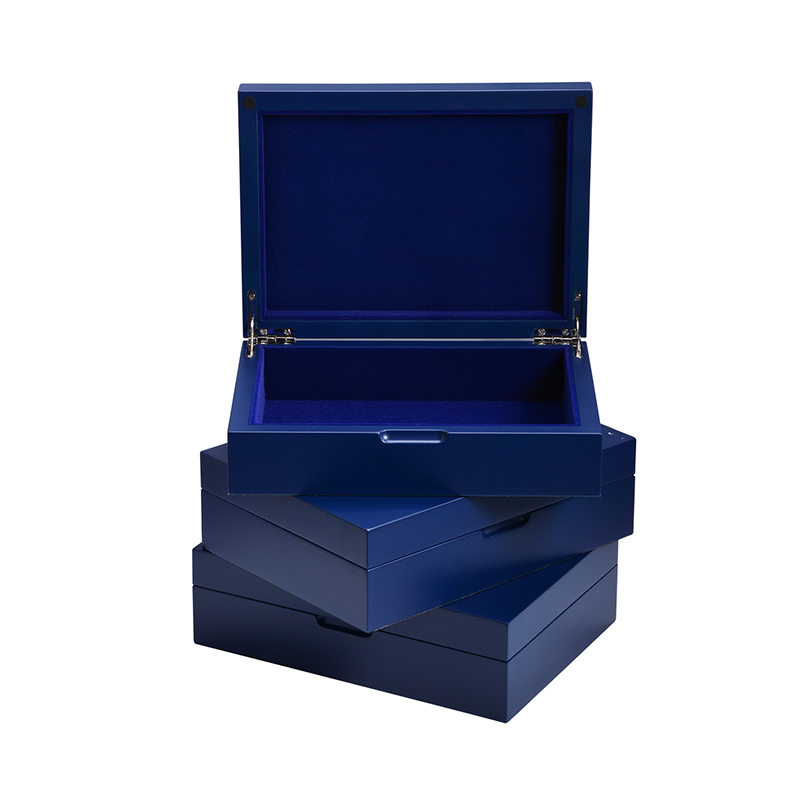 High quality rainbow Jewelry Storage wooden jewellery gift boxes jewel box wedding 10