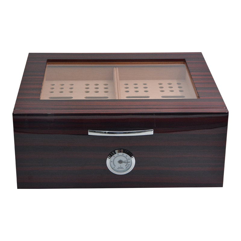 Cigar Displays Packaging Desktop Humidor Wooden Cigar Box 8