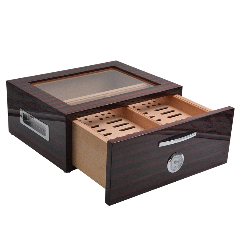Cigar Displays Packaging Desktop Humidor Wooden Cigar Box 6