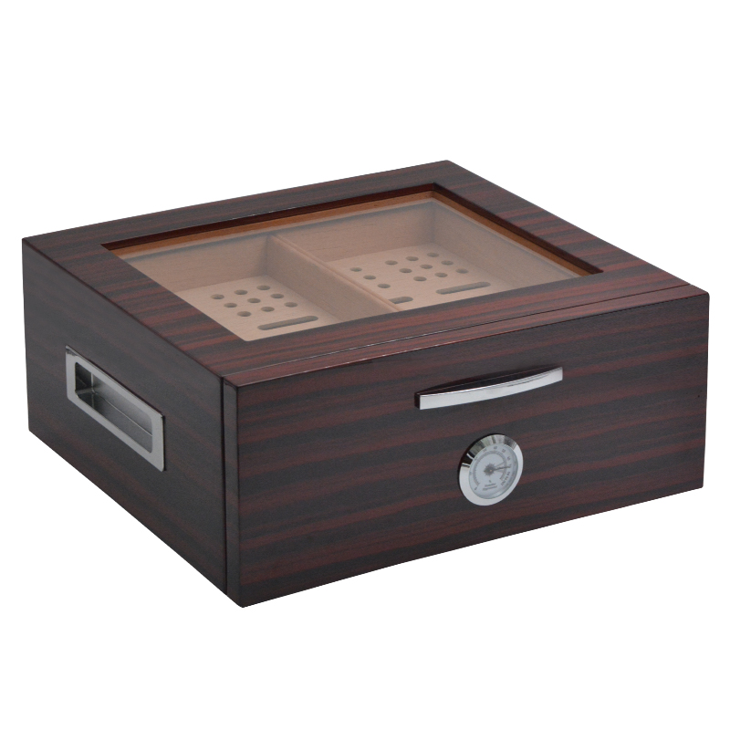 Cigar Displays Packaging Desktop Humidor Wooden Cigar Box 10