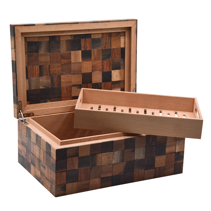  High Quality Cigar humidor wooden box 5