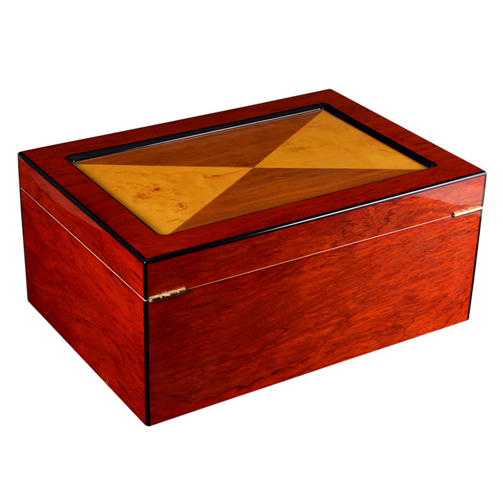 Custom Design Storage Wood Humidor Box Gift Box For Cigar 12