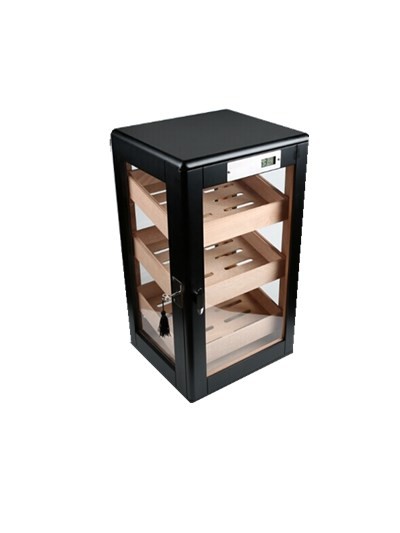 Black Wooden Large Cabinet For Cigars   4000ct 16
