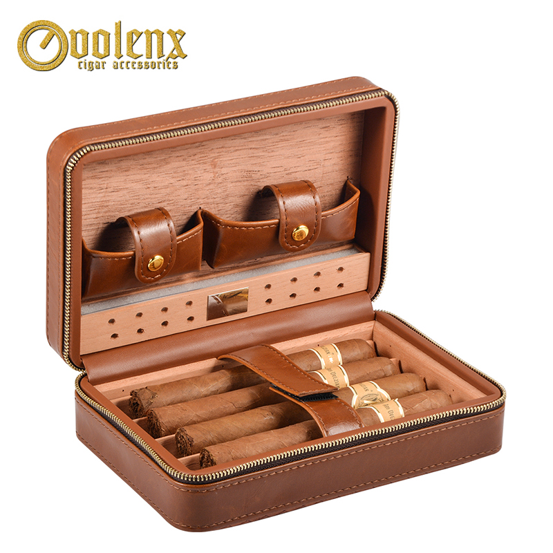  High Quality Leather cigar case 12