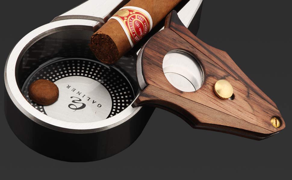  High Quality Wooden Cigar Cutter