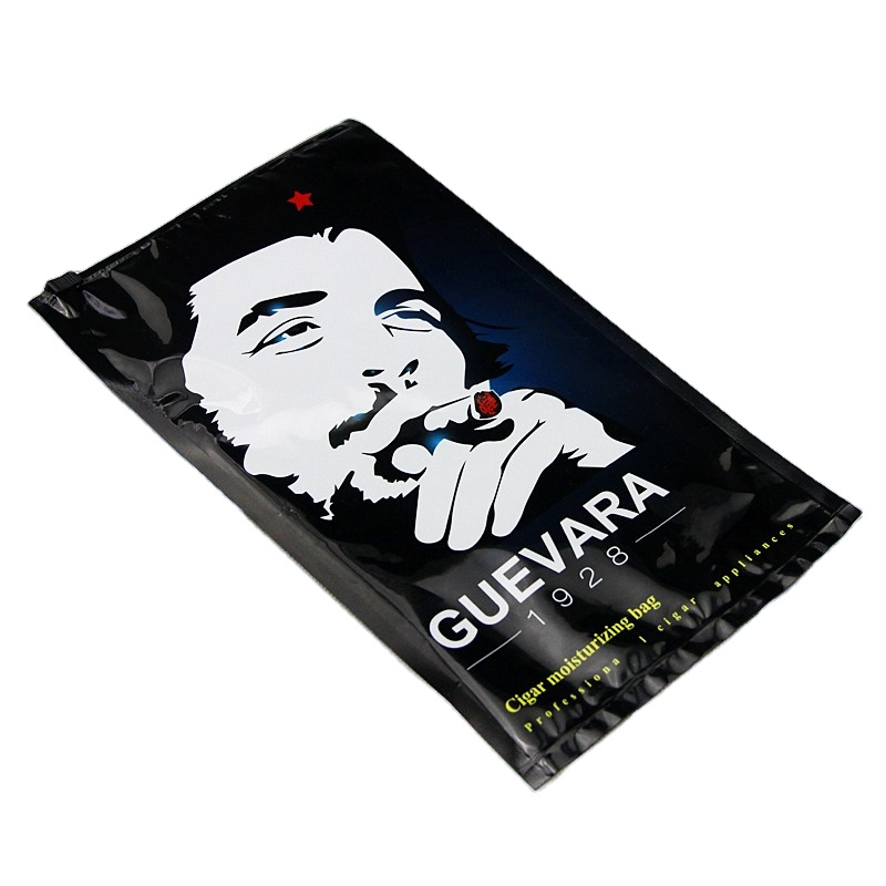 Wholesale PE Humidity Cigar Bag With CMYK Color Zipper 2