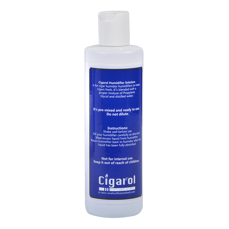 Hot selling wholesale 236ML Propylene Glycol Solution for cigar humidifiers 5