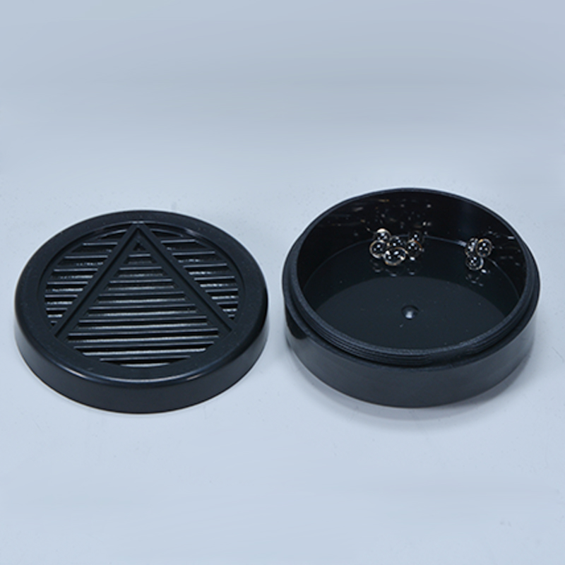 Hot selling Black plastic high quality round inner crystal cigar humidifier 4