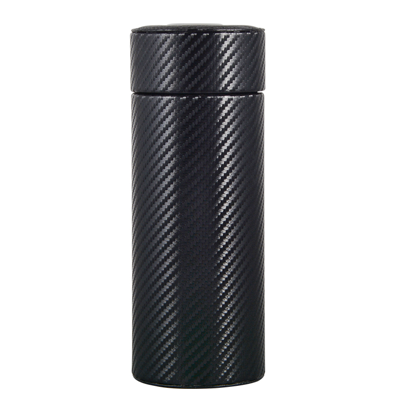 Luxury carbon fiber holder spanish cedar cigar humidor tube 6