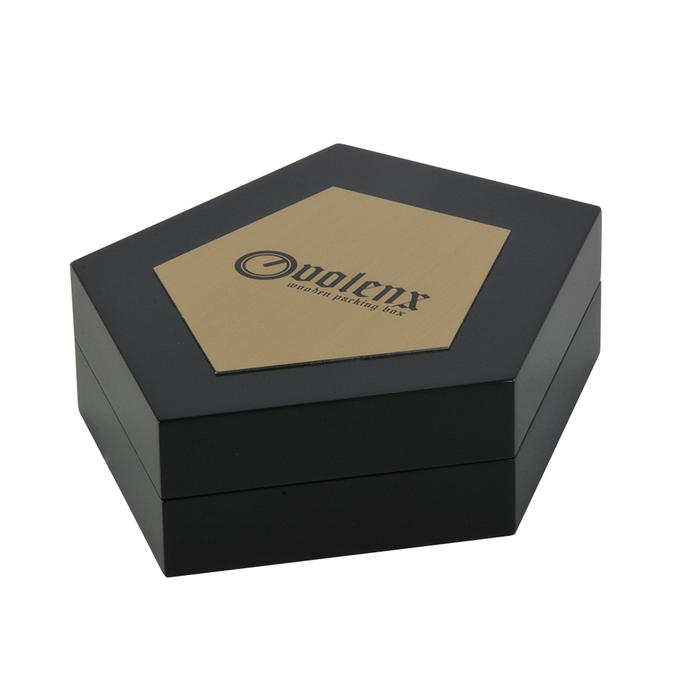 Wooden Empty Perfume Boxes With Black Painting 2
