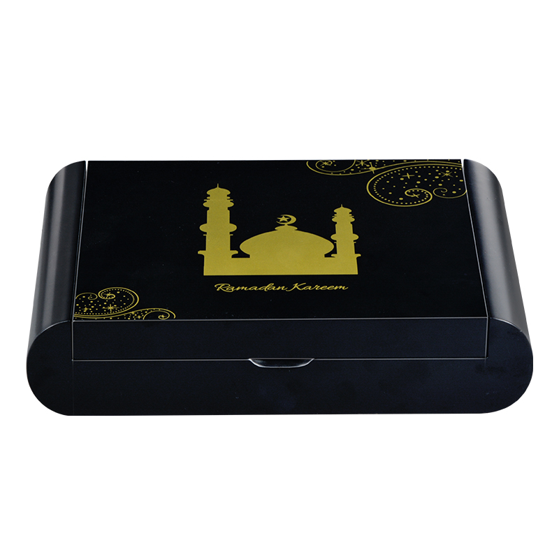 Luxury jewelry box with EVA engrave custom wooden jewelry packing 4