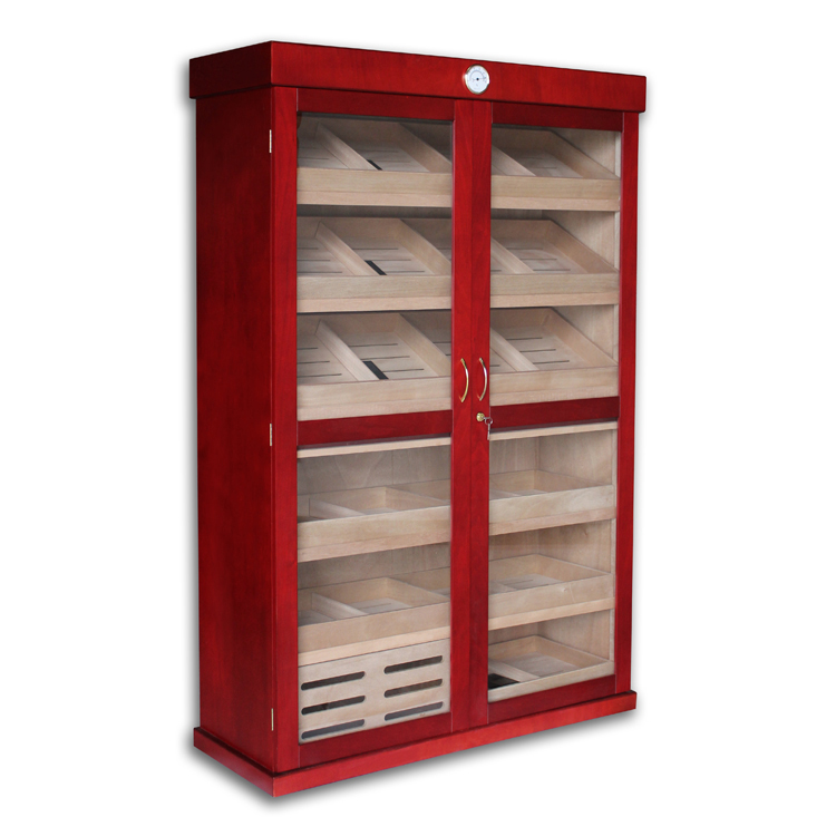 Cedar Wood Cigar Humidor Cabinet Cigar Display Box