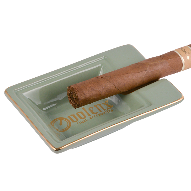 Ceramic Cigar Ashtray Portable Ashtray for Office Home Gift
