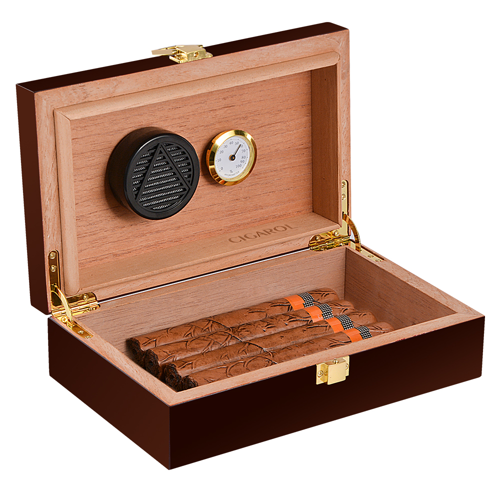 wooden cigar humidor case gift cigar box Cigar Accessories