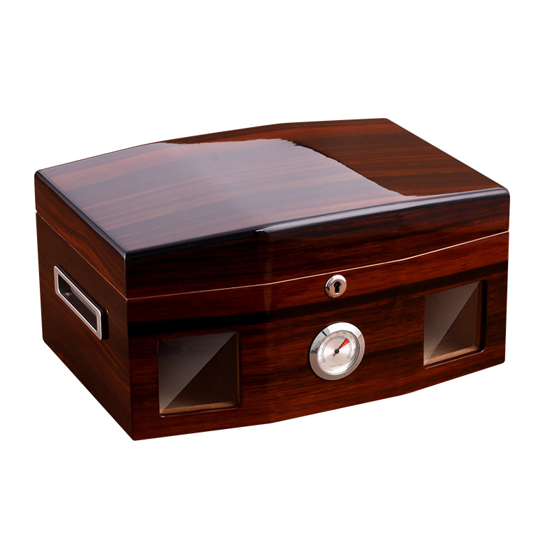 Cigar Humidor Box Cedar High Gloss Piano Paint Humidor Box