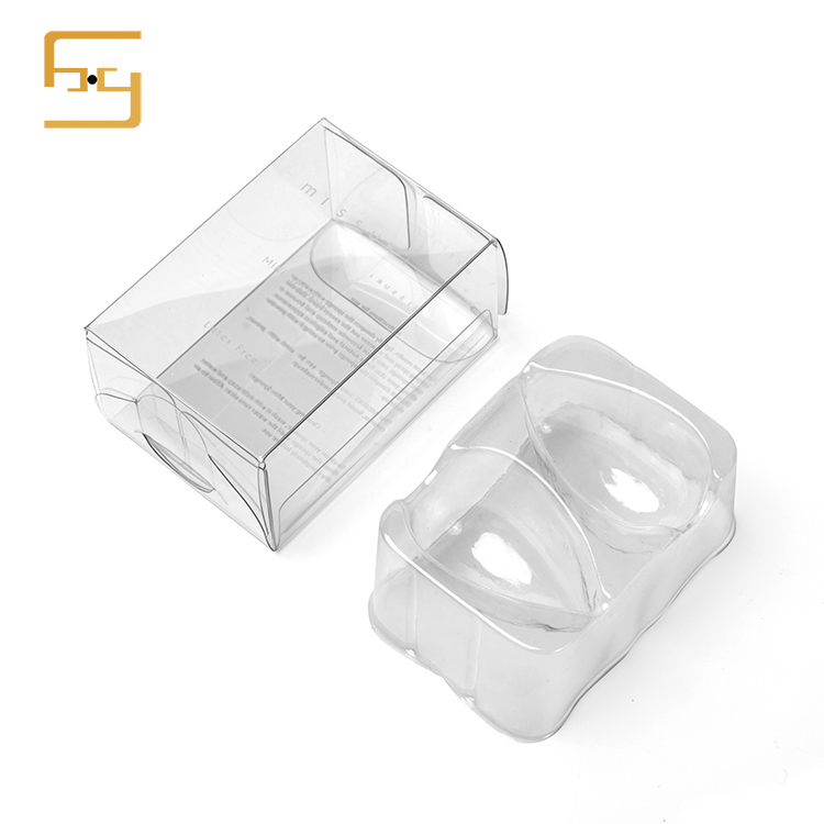 New high quality clear box for beauty sponge packaging box cosmetics 5
