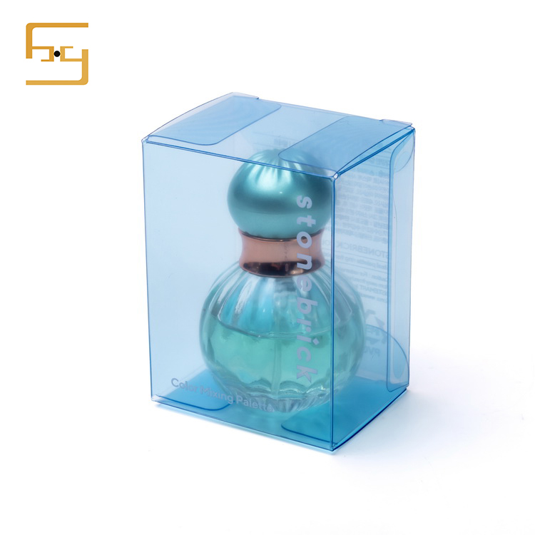 Different design good quality PVC clear plastic perfume packaging boxes