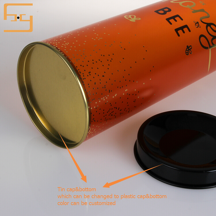 Custom Food Grade Cylinder Wine Plastic Round Tube Gift Box Packaging 3