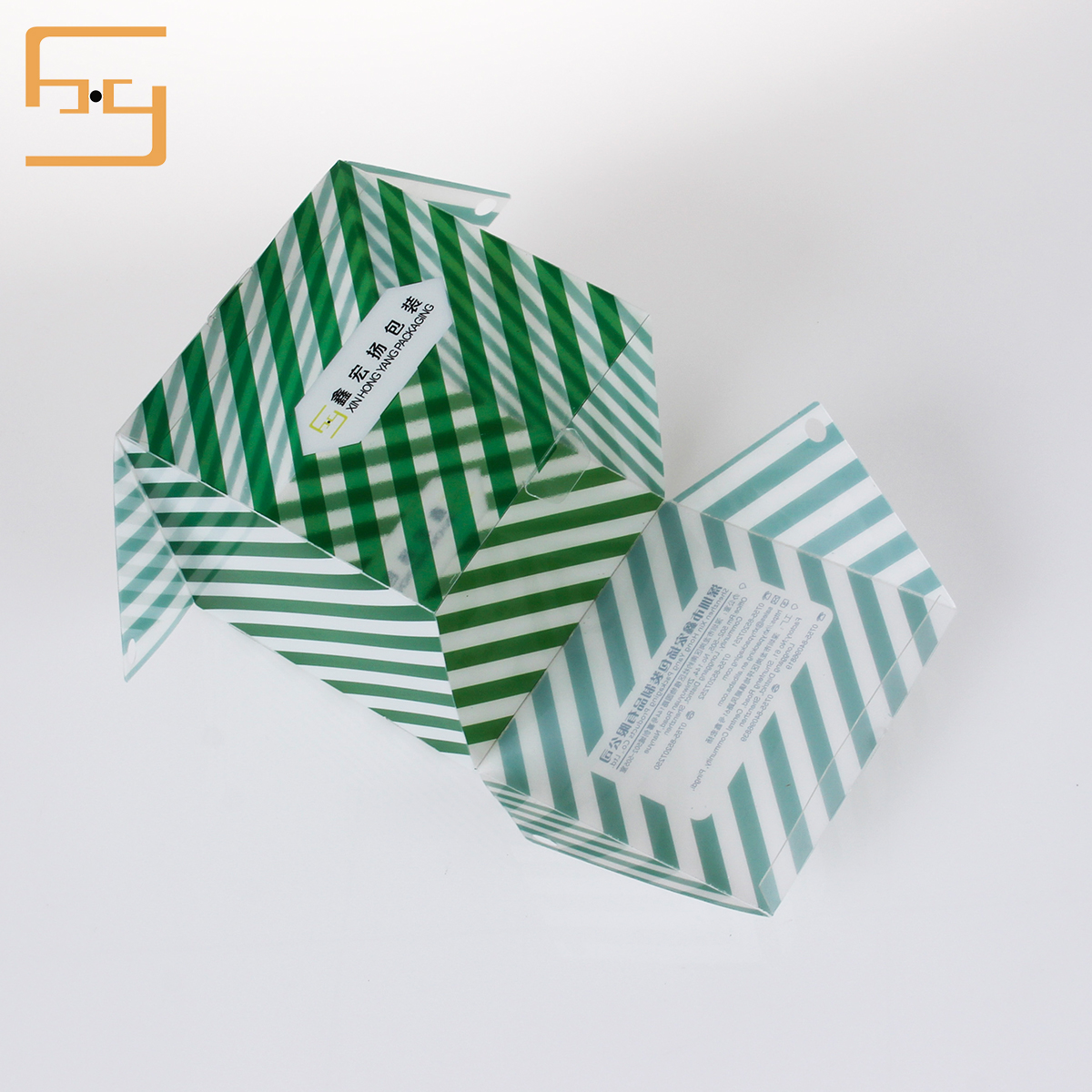 Custom Small Wedding Clear Plastic PET Cake Box Packaging 3