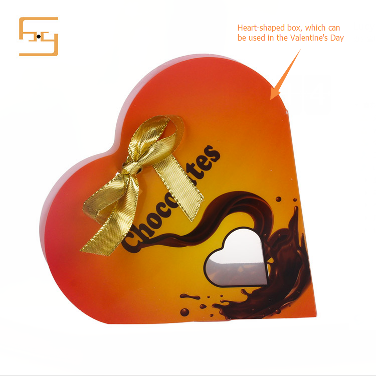 heart shape chocolate packaging box Customized Details