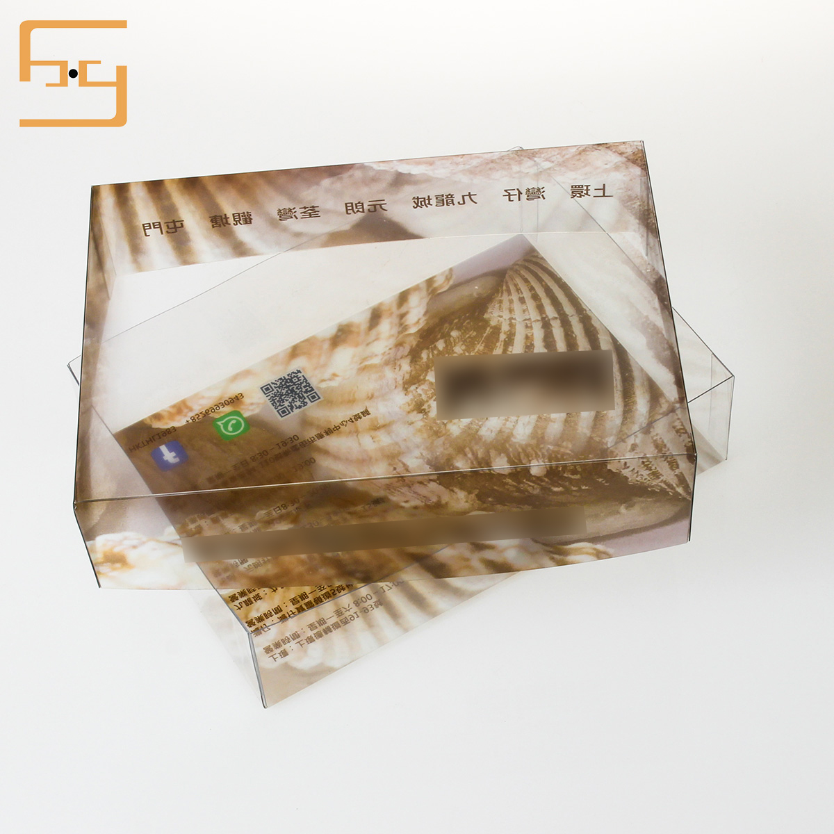 Hot selling custom transparent gift plastic boxes square plastic packaging box clear PET PVC box