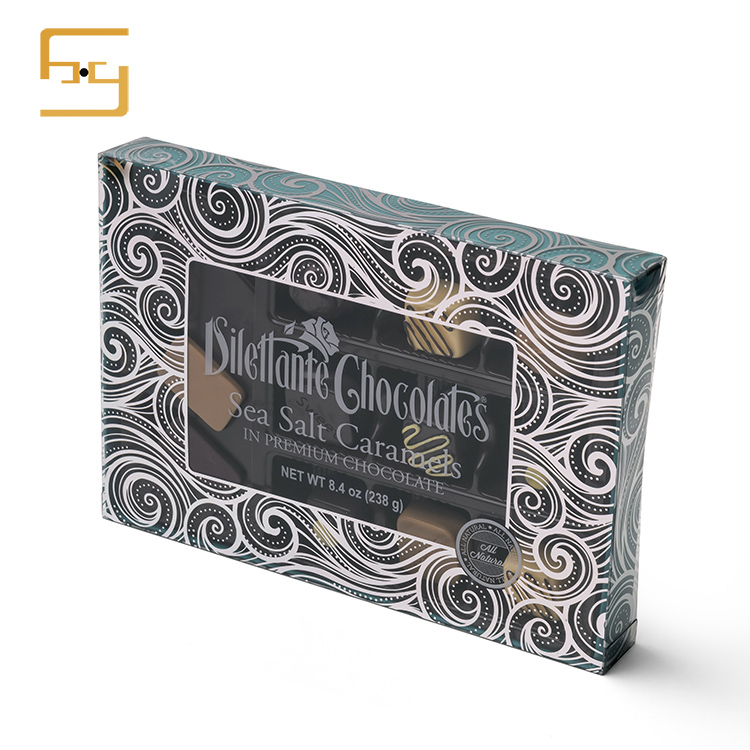 2019 Food Grade Paper Material Custom Gift Box for Chocolate Packaging