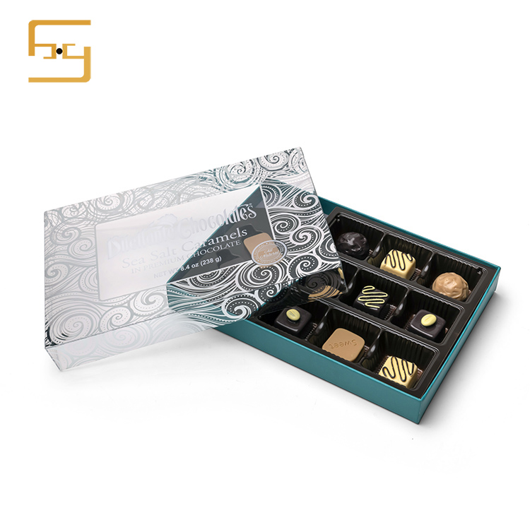 2019 Food Grade Paper Material Custom Gift Box for Chocolate Packaging 7