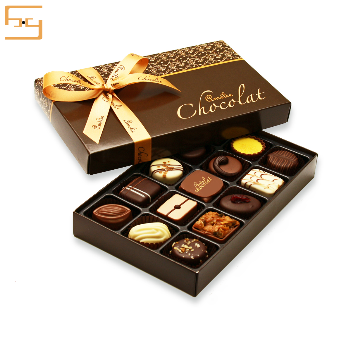 FSC New Design  300 GSM Paper Box Packaging Chocolate Gift Box Paper Box Printing 3