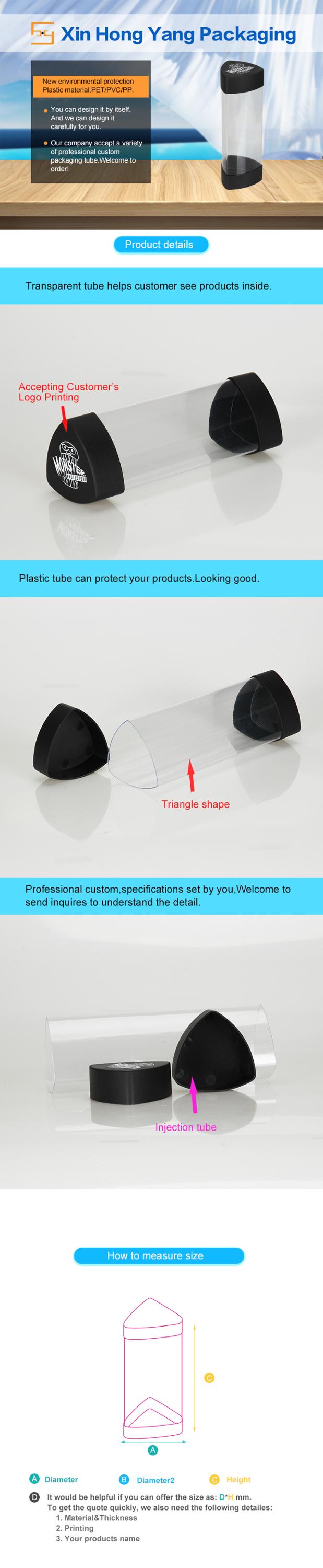  High Quality Plastic triangle tube