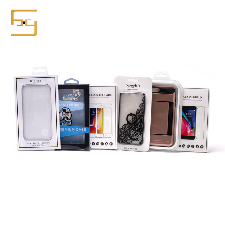 Wholesale Mobile Phone Case Hang Hole Cell Phone 3C Products Cellphone Cover Paper Box Packaging